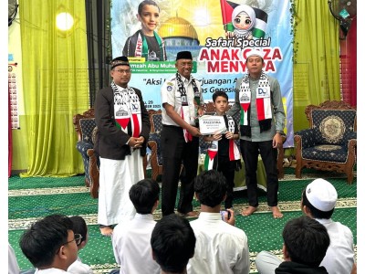 Kegiatan Safary Anak Gaza Menyapa Bersama Dai Cilik Palestina Hamzah Abu Muhammad