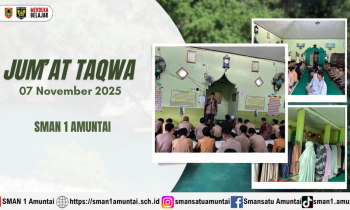 Jumat Taqwa SMAN 1 Amuntai Menumbuhkan Adab dan Ketakwaan Sejak Dini