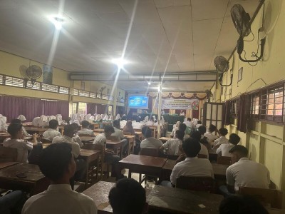 Kegiatan Sosialisasi Politeknik TALA SMAN 1 Amuntai