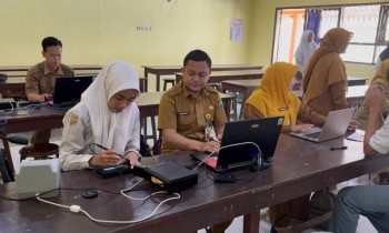 Perekaman e-KTP Peserta Didik SMAN 1 Amuntai 