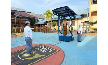 Upacara Bendera Apel Pagi SMAN 1 Amuntai Senin 27 April 2026