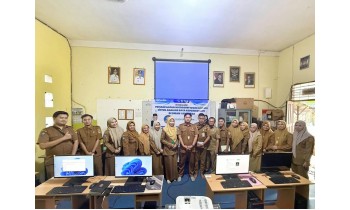 IHT Workshop Pemanfaatan Microsoft Word & Excel untuk Analisis Data Kependidikan di SMAN 1 Amuntai, Tingkatkan Kompetensi Tenaga Kependidikan