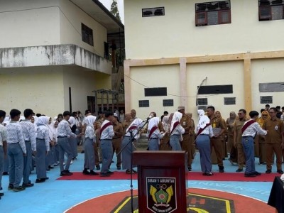Kegiatan Pelantikan Osis 2025 SMAN 1 Amuntai