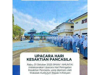 Kegiatan Upacara Hari Kesaktian Pancasila
