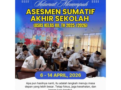 Asesmen Sumatif Akhir Sekolah Kelas XII SMAN 1 Amuntai Tahun Ajaran 2025/2026