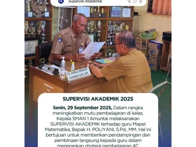 Kegiatan Supervisi Akademik Mate-matika 2025