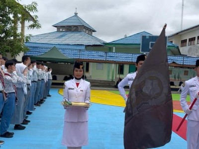Kegiatan Pelantikan Osis 2025 SMAN 1 Amuntai