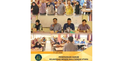 Sosialisasi Penyuluhan Hukum Terpadu dari Kejaksaan Negeri HSU