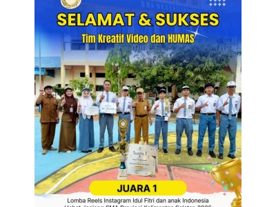 Juara 1 Tingkat SMA Provinsi Kal Sel