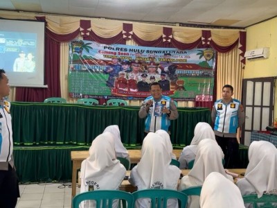 Sosialisasi Penerimaan Terpadu Anggota Polri T.A 2026 HSU