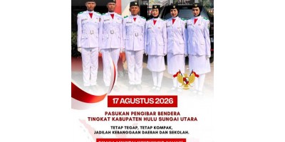 Paskibra Tingkat Kabupaten HSU 2026