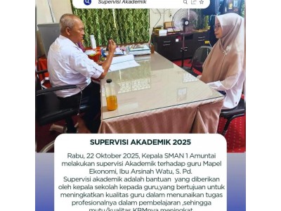 Kegiatan Supervisi Akademik Ekonomi 2025