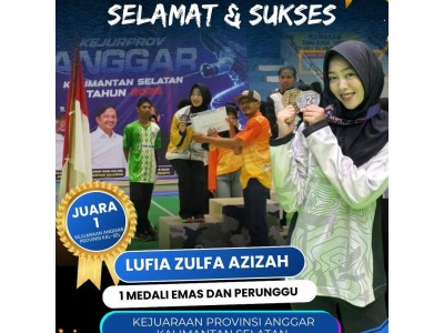 Juara 1 Anggar Provinsi Kalimantan Selatan
