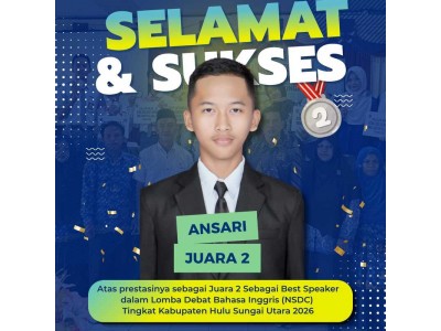 Juara 2 Best Speaker LDI