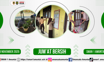 Wujud Kepedulian Terhadap Lingkungan Sekolah SMAN 1 Amuntai 