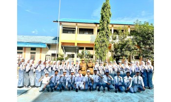 Upacara Bendera Senin 27 Juli 2025 bersama Bupati Hulu Sungai Utara, H. Sarujani sebagai Pembina Upacara