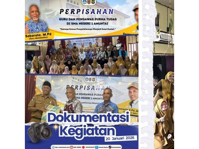 Perpisahan Guru dan Pengawas Purna Tugas di SMAN 1 Amuntai