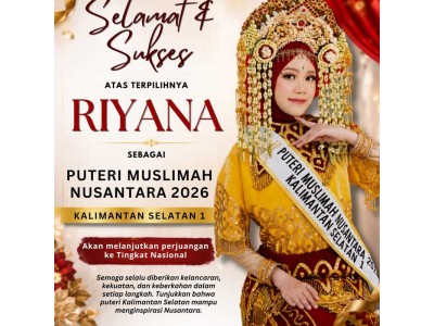 Puteri Muslimah Nusantara 2026 Kalimantan Selatan 1