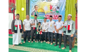 Safari Anak Gaza “Menyapa” di SMAN 1 Amuntai: Keberanian, Harapan, dan Aksi Kemanusiaan