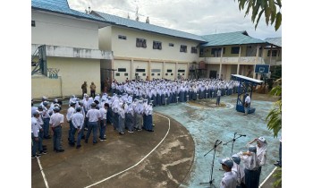 Upacara Bendera Senin, 6 Oktober 2025 di SMAN 1 Amuntai