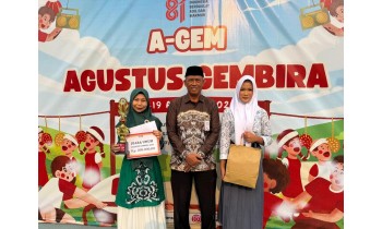 Pembagian Hadiah Lomba A-GEM 2026 SMAN 1 Amuntai. Apresiasi Prestasi, Semangat Sportivitas, dan Kebersamaan