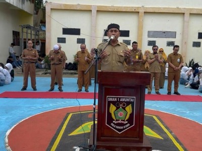 Kegiatan Pelantikan Osis 2025 SMAN 1 Amuntai