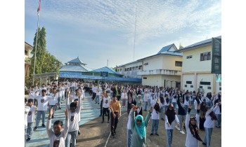 Jumat Pagi Ceria di SMAN 1 Amuntai