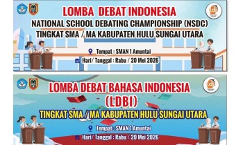 LDI se HSU Tingkat SMA MA Kabupaten Tahun 2026 di SMAN 1 Amuntai