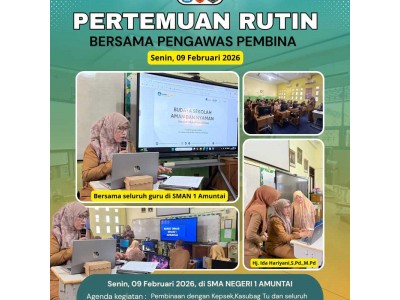 Pertemuan Rutin Bersama Pengawas Pembina