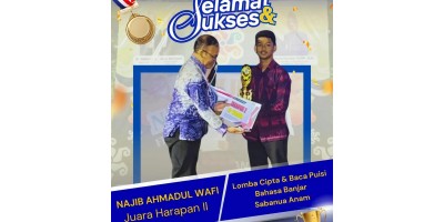 Juara Lomba Cipta dan Baca Puisi Bahasa Banjar Sabanua Anam