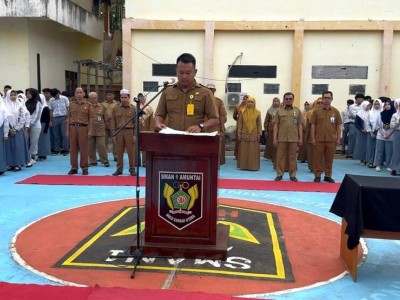 Kegiatan Pelantikan Osis 2025 SMAN 1 Amuntai
