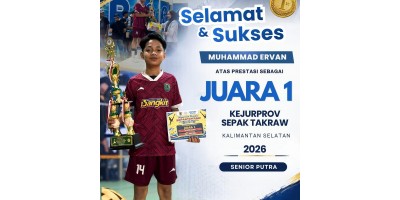 Lomba Kejurprov Sepak Takraw Kal-Sel Junior Putra