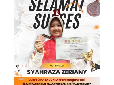Juara 3 Kata Junior Perorangan Putri