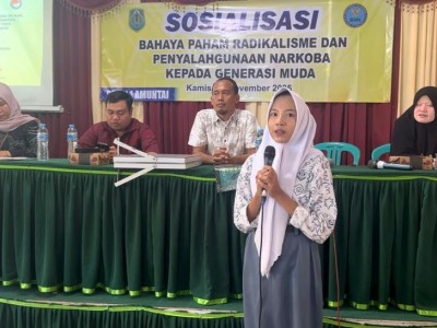 Sosialisasi Bahaya  Paham Radikalisme dan Penyalahgunaan dari BNN dan Kesbangpol
