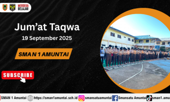 Kegiatan Jumat Taqwa SMAN 1 Amuntai 