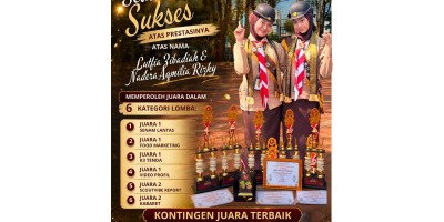 Juara Terbaik Lomba Perkemahan Bakti Saka Bhayangkara 13 Tingkat Kal-Sel