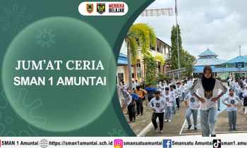 Jumat Pagi Ceria Bersama SMAN 1 Amuntai