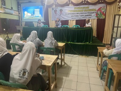 Kegiatan Sosialisasi Politeknik TALA SMAN 1 Amuntai