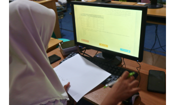 Pelaksanaan Ujian ANBK 2024 di SMAN 1 Amuntai