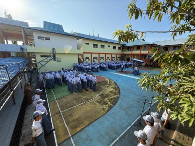 Kegiatan Upacara Apel Pagi Senin 20 April 2026