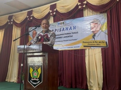 Sambutan Guru Purna Tugas Bapak Sabarata, M.Pd