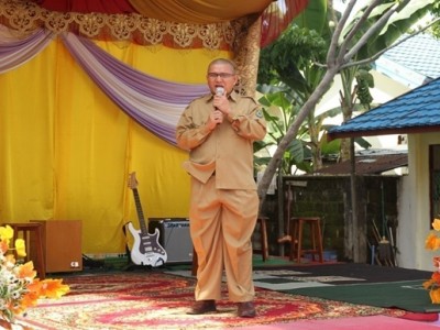 Sambutan Kepala Sekolah pada kegiatan pentas seni