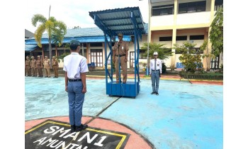 Upacara Bendera Apel Pagi Senin 02 Februari 2026 Bersama Pembina Upacara Bapak Sukiman, S.Pd., MM