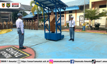 Upacara Bendera Apel Pagi Senin 09 Februari 2026 di SMAN 1 Amuntai
