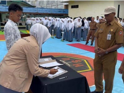 Kegiatan Pelantikan Osis 2025 SMAN 1 Amuntai