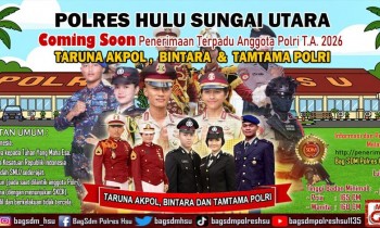 Sosialisasi Penerimaan Terpadu Anggota Polri T.A 2026 di SMAN 1 Amuntai