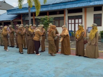 Kegiatan Upacara Apel Pagi Senin 30 Maret 2026