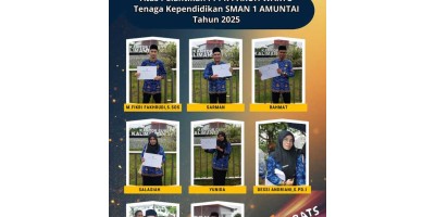 Pelantikan PPPK Tenaga Kependidikan SMAN 1 Amuntai Tahun 2025