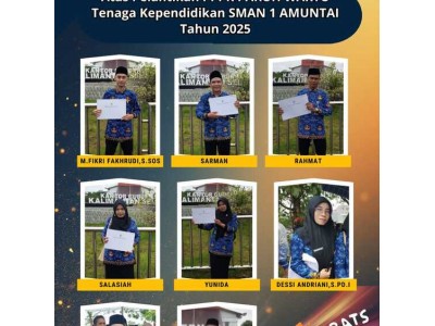 Pelantikan PPPK Tenaga Kependidikan SMAN 1 Amuntai Tahun 2025