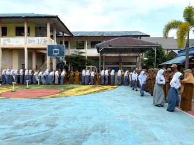 Kegiatan Upacara Apel Pagi Senin 30 Maret 2026